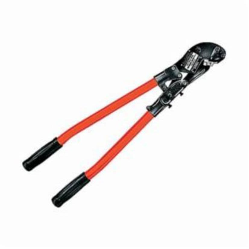 Color-Keyed TBM5-SV Heavy Duty Manual Ratchet Crimping Tool, 8 to 4/0 AWG Cable/Wire